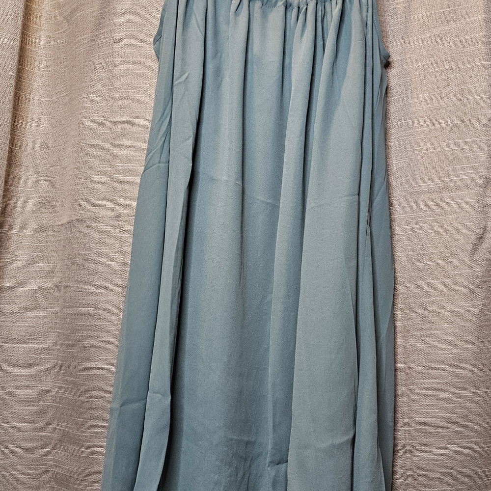 NWT Cupshe Moss & Fern Green Cover-Up Mini Dress New Small - Picture 4 of 14